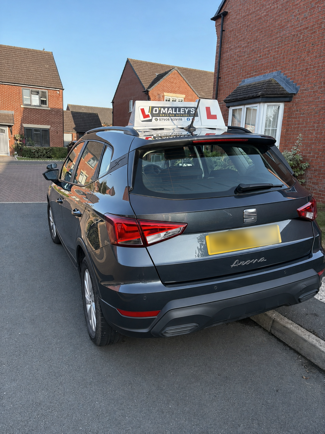 O'Malleys manual driving lesson car in Loughborough